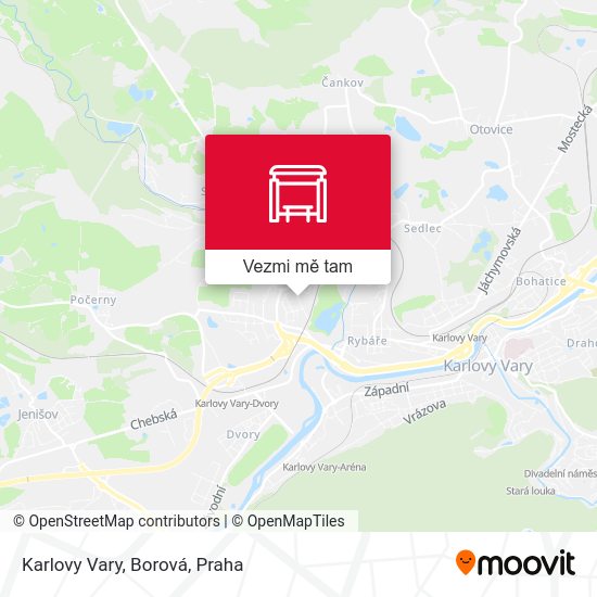 Karlovy Vary, Borová mapa
