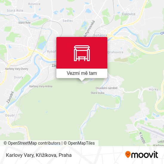 Karlovy Vary, Křižíkova mapa