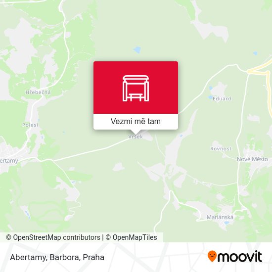 Abertamy, Barbora mapa
