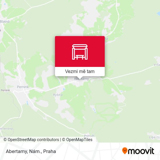 Abertamy, Nám. mapa