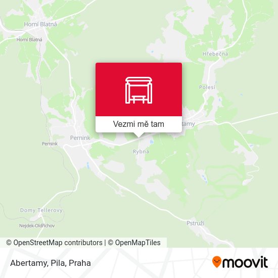 Abertamy, Pila mapa