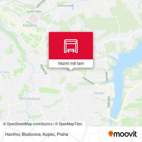 Havířov, Bludovice, Kopec mapa