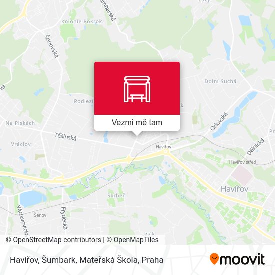 Havířov, Šumbark, Mateřská Škola mapa