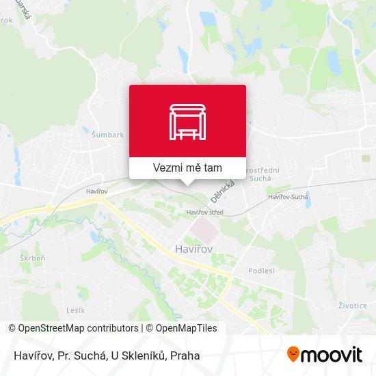Havířov, Pr. Suchá, U Skleníků mapa