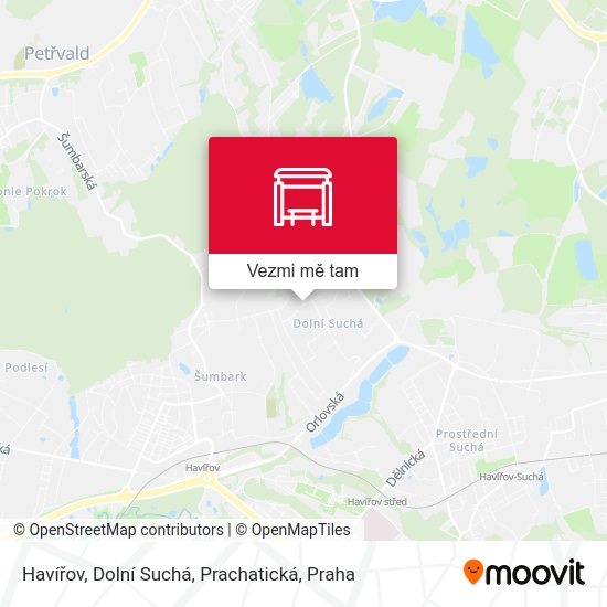 Havířov, Dolní Suchá, Prachatická mapa