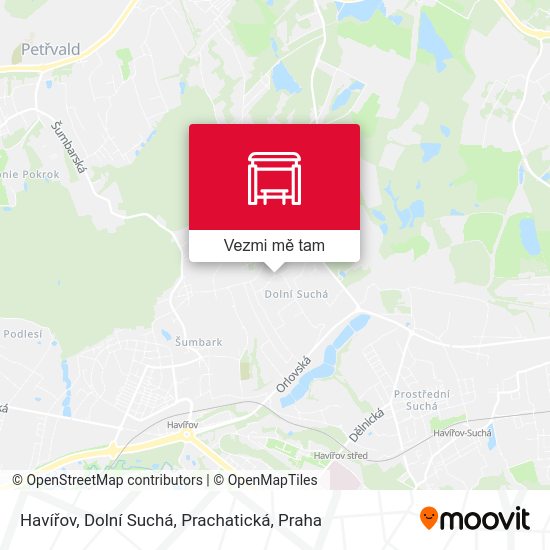 Havířov, Dolní Suchá, Prachatická mapa