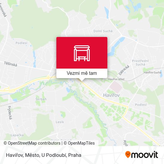 Havířov, Město, U Podloubí mapa