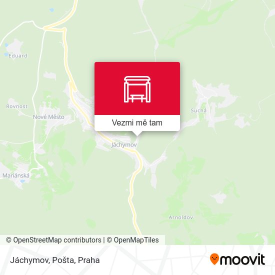 Jáchymov, Pošta mapa