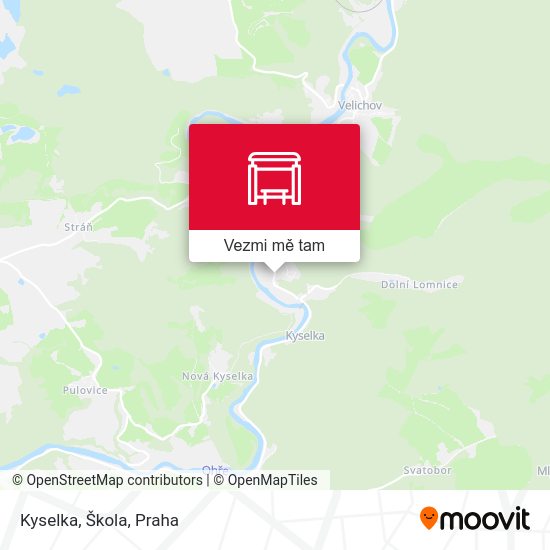 Kyselka, Škola mapa