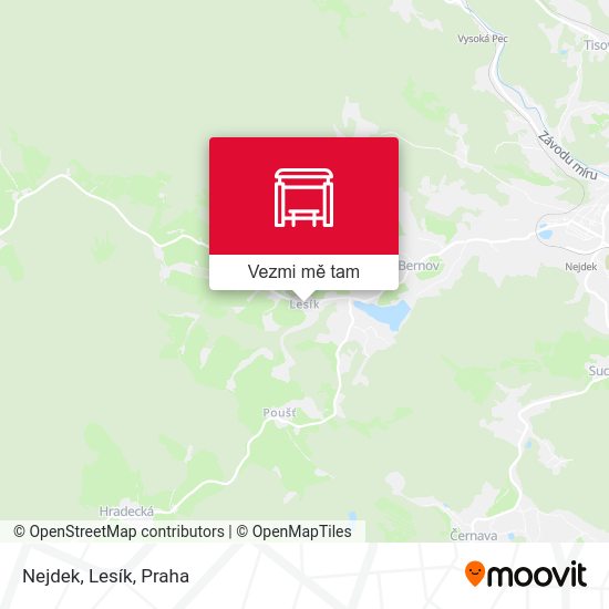 Nejdek, Lesík mapa