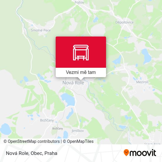 Nová Role, Obec mapa