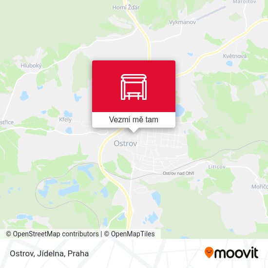 Ostrov, Jídelna mapa