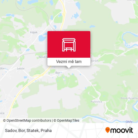 Sadov, Bor, Statek mapa