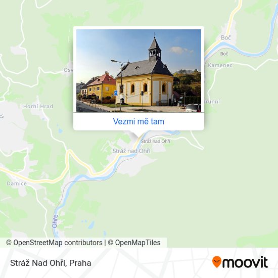Stráž Nad Ohří mapa