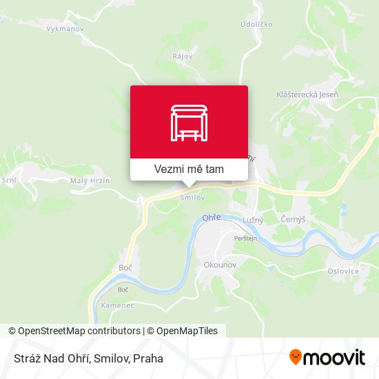 Stráž Nad Ohří, Smilov mapa