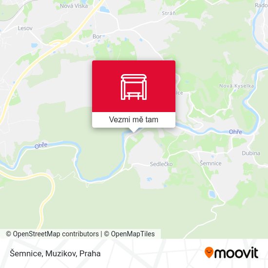 Šemnice, Muzikov mapa