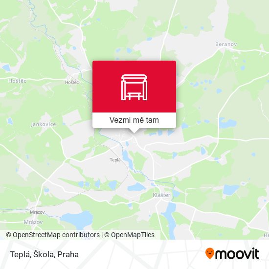 Teplá, Škola mapa