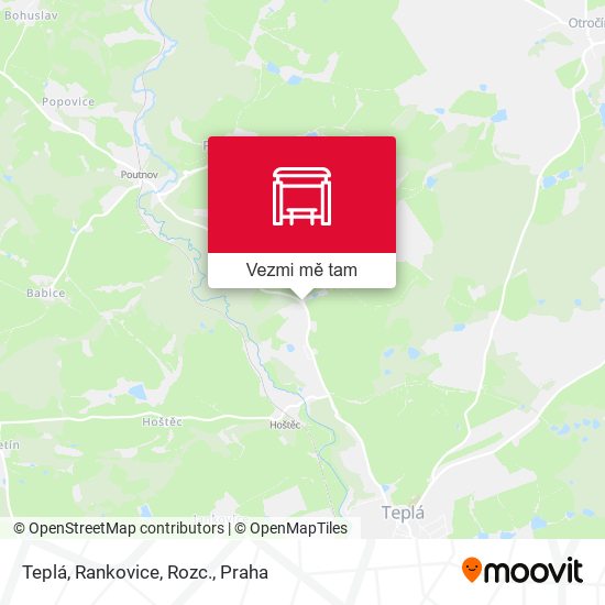 Teplá, Rankovice, Rozc. mapa