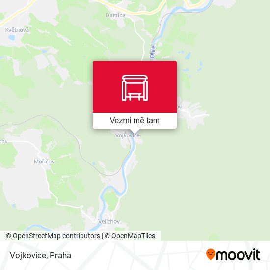 Vojkovice mapa