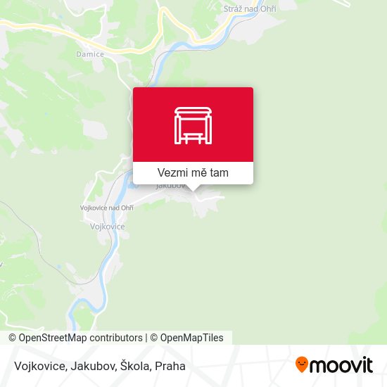 Vojkovice, Jakubov, Škola mapa