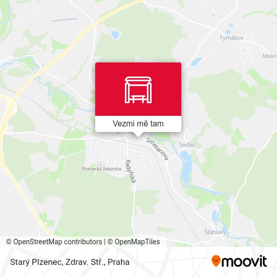 Starý Plzenec, Zdrav. Stř. mapa