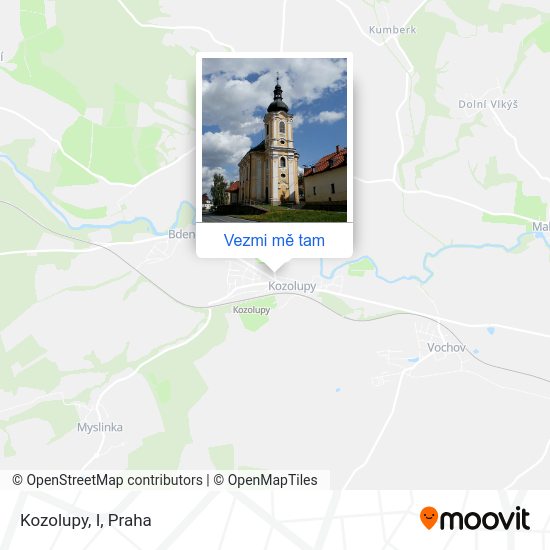 Kozolupy, I mapa