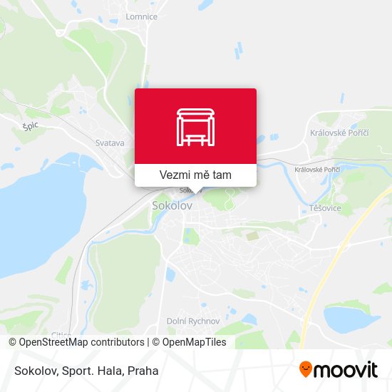 Sokolov, Sport. Hala mapa