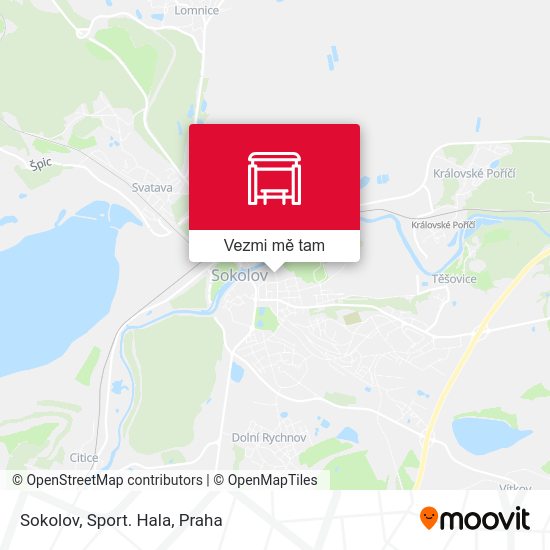 Sokolov, Sport. Hala mapa