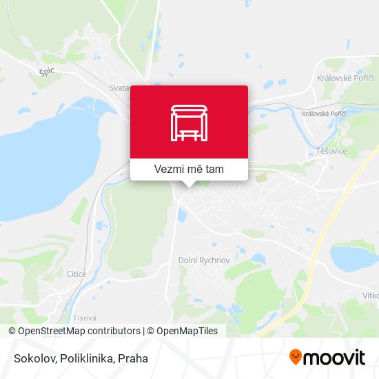 Sokolov, Poliklinika mapa