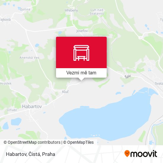 Habartov, Čistá mapa