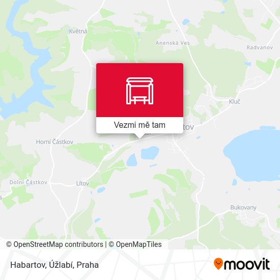 Habartov, Úžlabí mapa