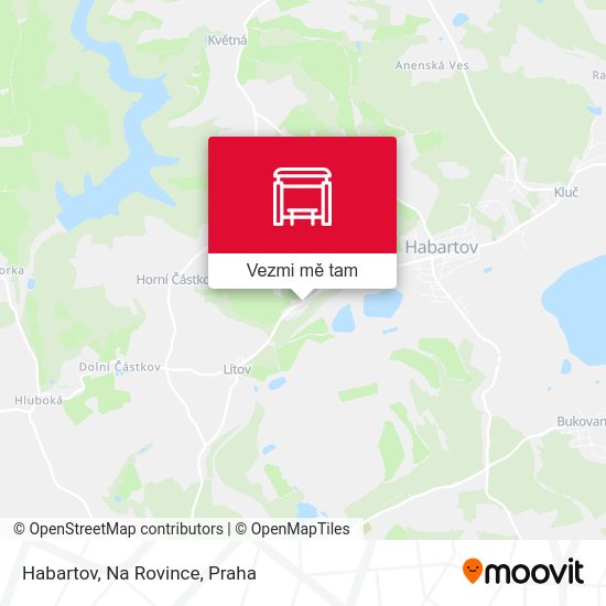Habartov, Na Rovince mapa