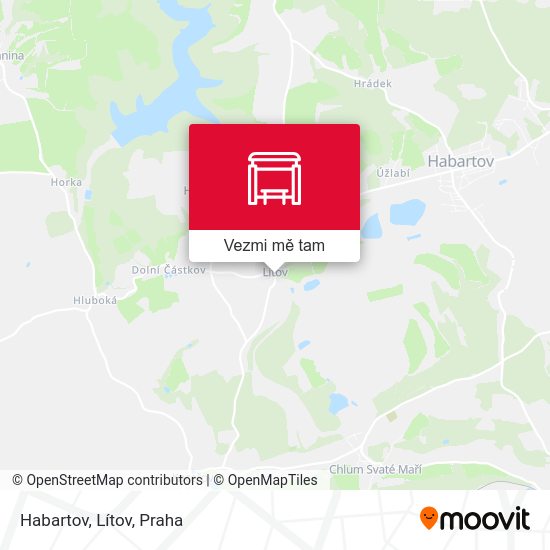 Habartov, Lítov mapa