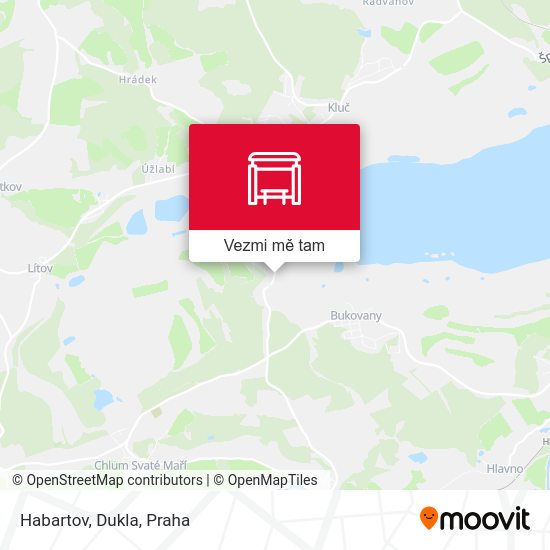 Habartov, Dukla mapa