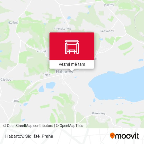 Habartov, Sídliště mapa