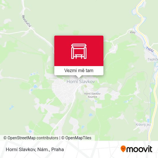 Horní Slavkov, Nám. mapa