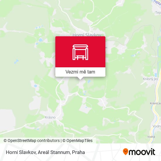 Horní Slavkov, Areál Stannum mapa