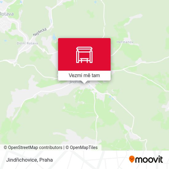 Jindřichovice mapa