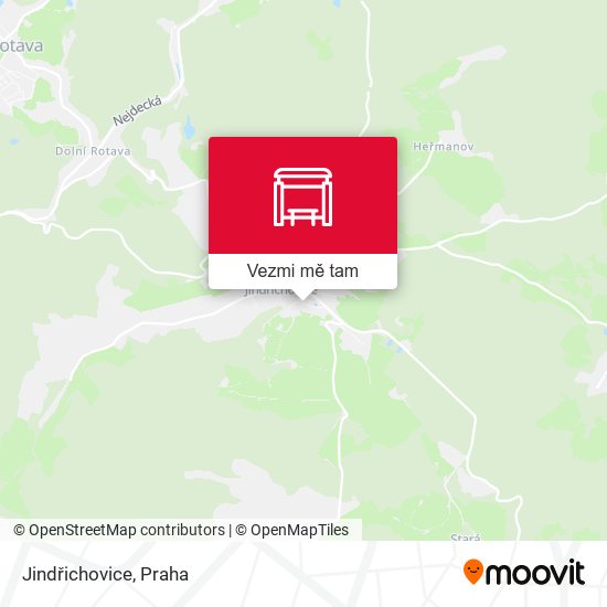 Jindřichovice mapa