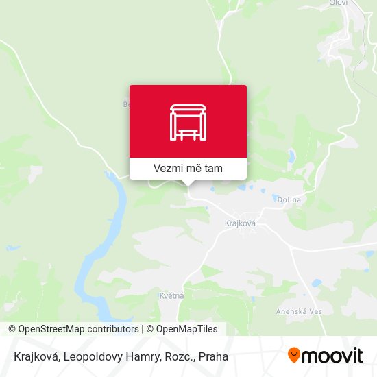 Krajková, Leopoldovy Hamry, Rozc. mapa