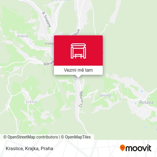 Kraslice, Krajka mapa