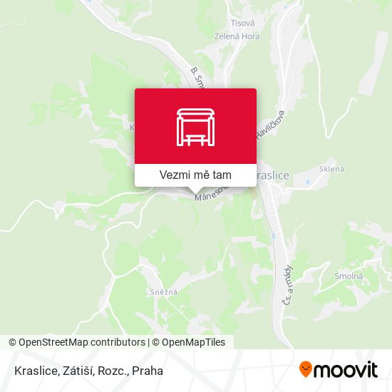 Kraslice, Zátiší, Rozc. mapa