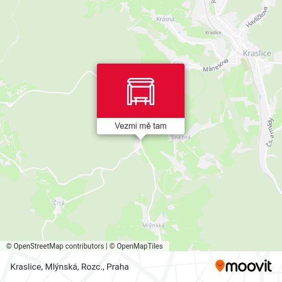 Kraslice, Mlýnská, Rozc. mapa