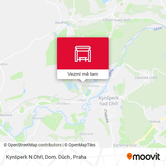 Kynšperk N.Ohří, Dom. Důch. mapa