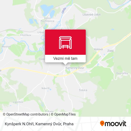 Kynšperk N.Ohří, Kamenný Dvůr mapa