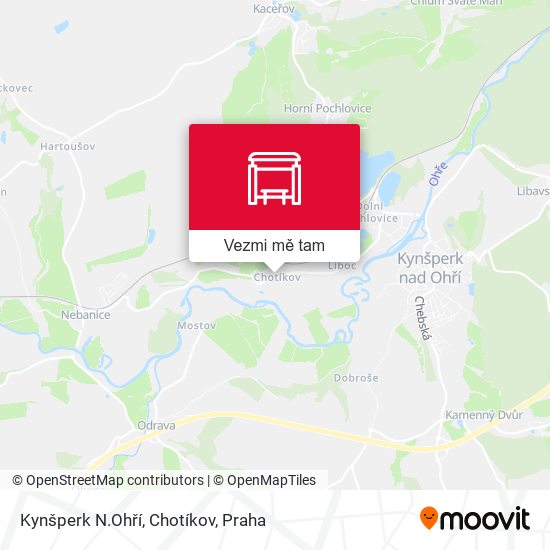 Kynšperk N.Ohří, Chotíkov mapa
