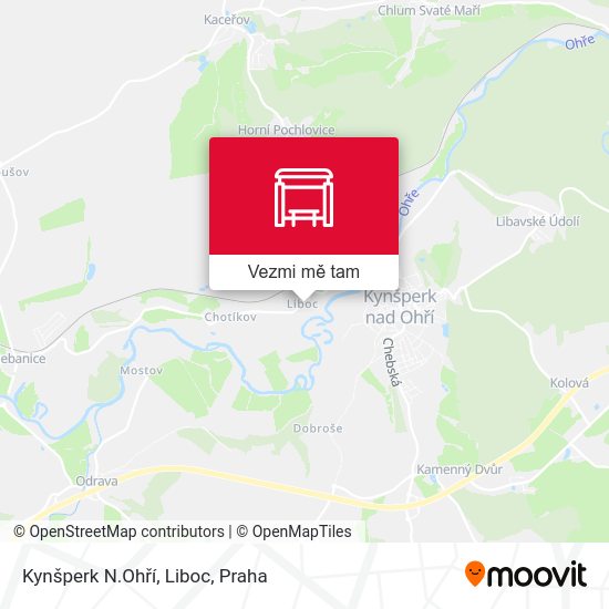 Kynšperk N.Ohří, Liboc mapa
