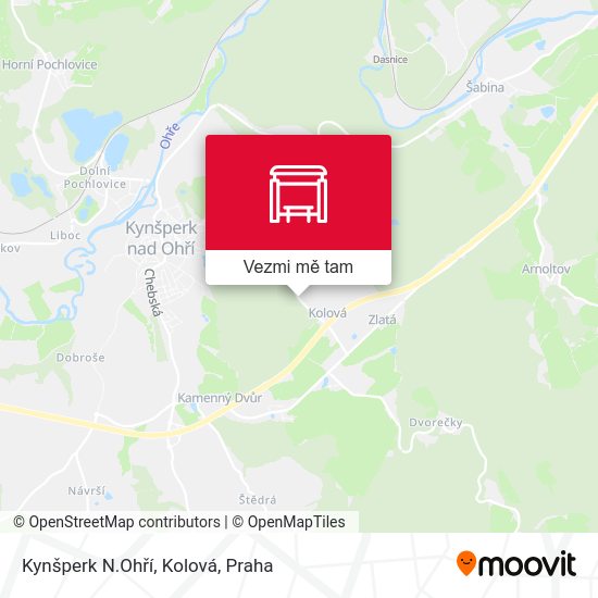Kynšperk N.Ohří, Kolová mapa