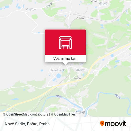 Nové Sedlo, Pošta mapa