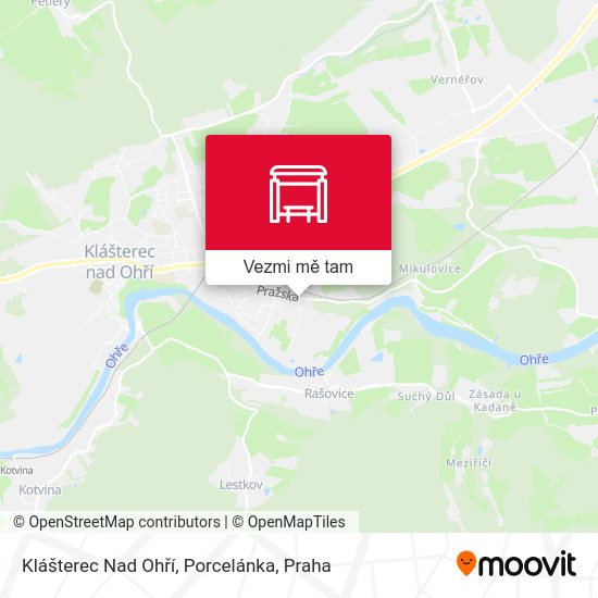 Klášterec Nad Ohří, Porcelánka mapa